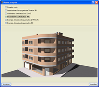 Screenshot. Importazione di file IFC da programmi CAD/BIM.