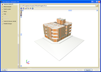 Screenshot. Importazione di file IFC da programmi CAD/BIM.